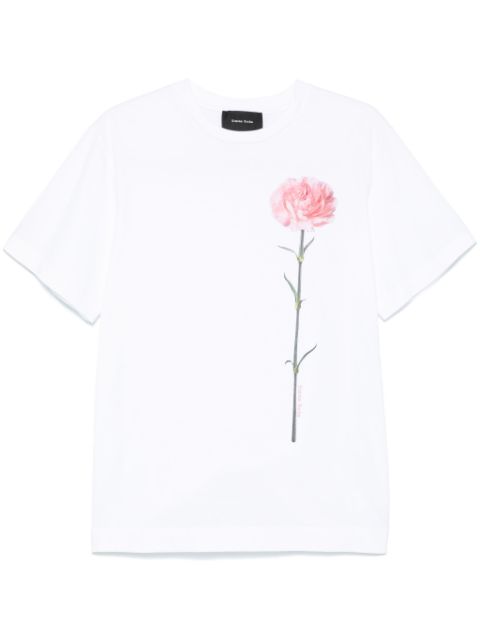 Simone Rocha carnation-print T-shirt