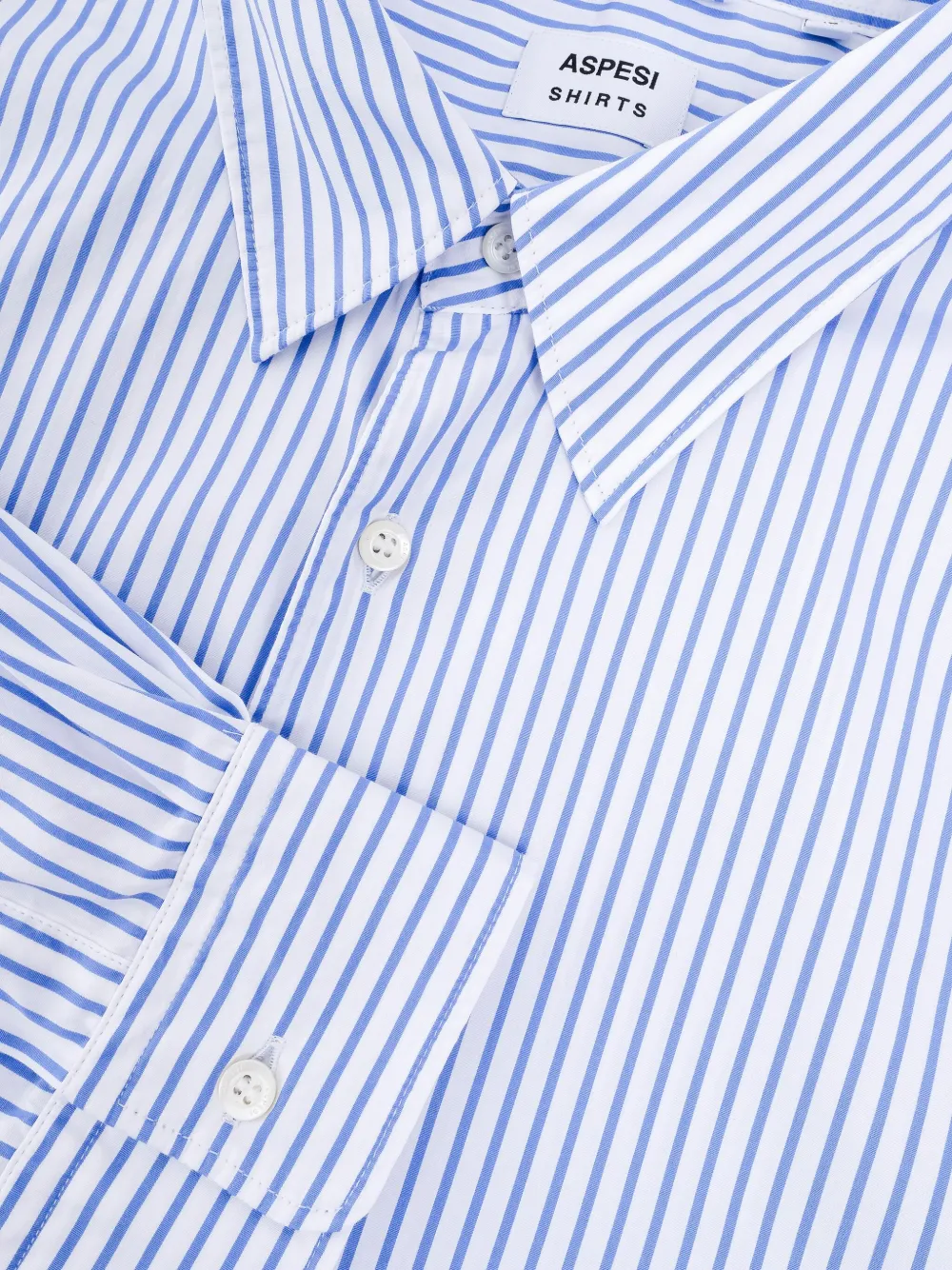 ASPESI Gestreept overhemd Blauw