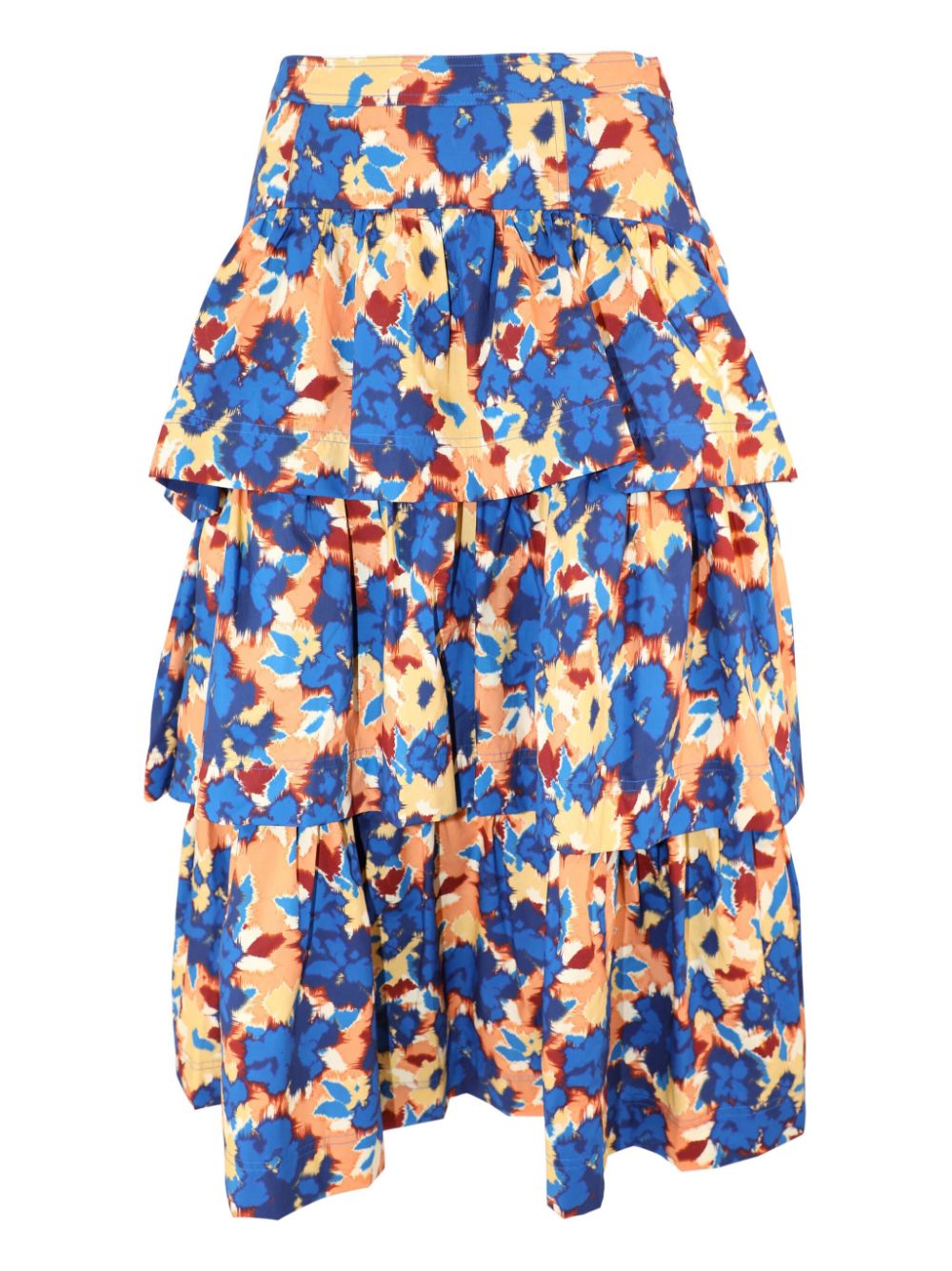 Ulla Johnson Winnie midi skirt - Blauw