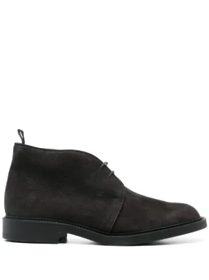 Tod's スエード デザートブーツ | ブラック | FARFETCH JP