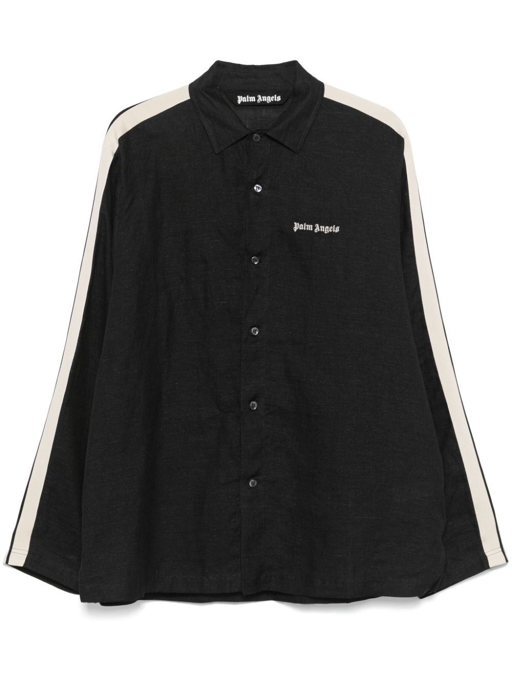 embroidered-logo shirt