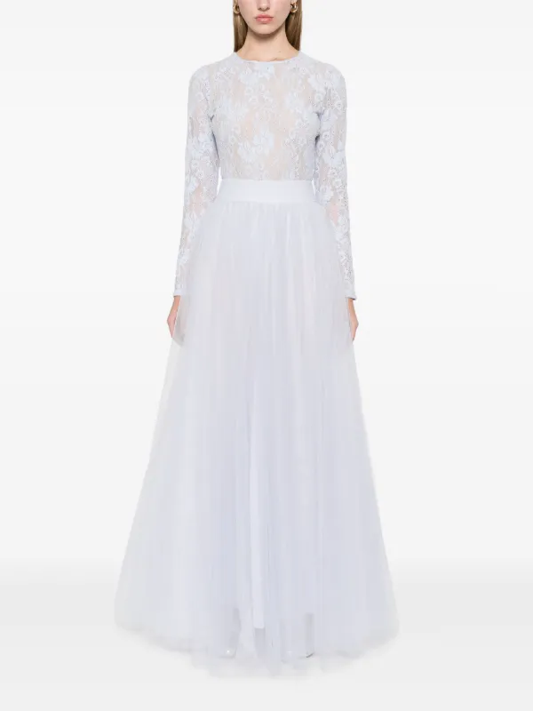 送料込/関税込■ZIMMERMANN■チュールマキシスカート ZIMMERMANN チュール マキシスカート | ブルー | FARFETCH JP