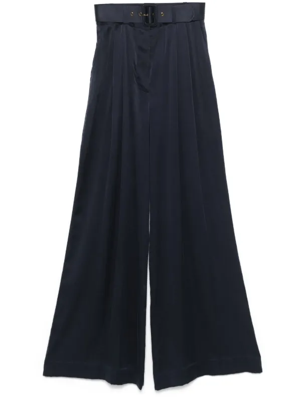 ◆Zimmermann◆タックシルクワイドレッグパンツ ZIMMERMANN シルクツイル ワイドレッグパンツ ペイズリー