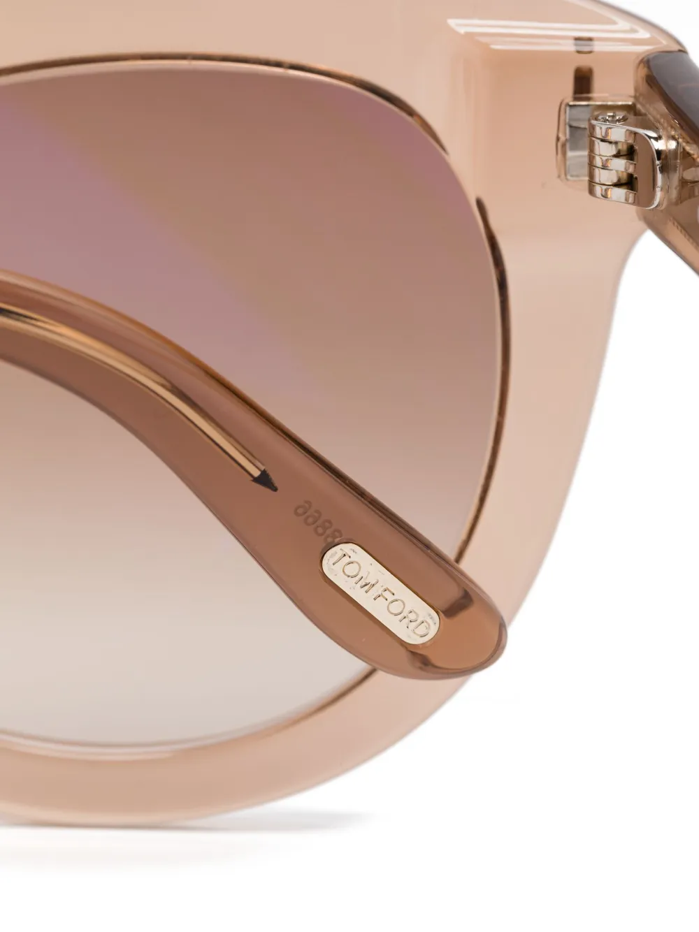 TOM FORD Eyewear Odette zonnebril Bruin