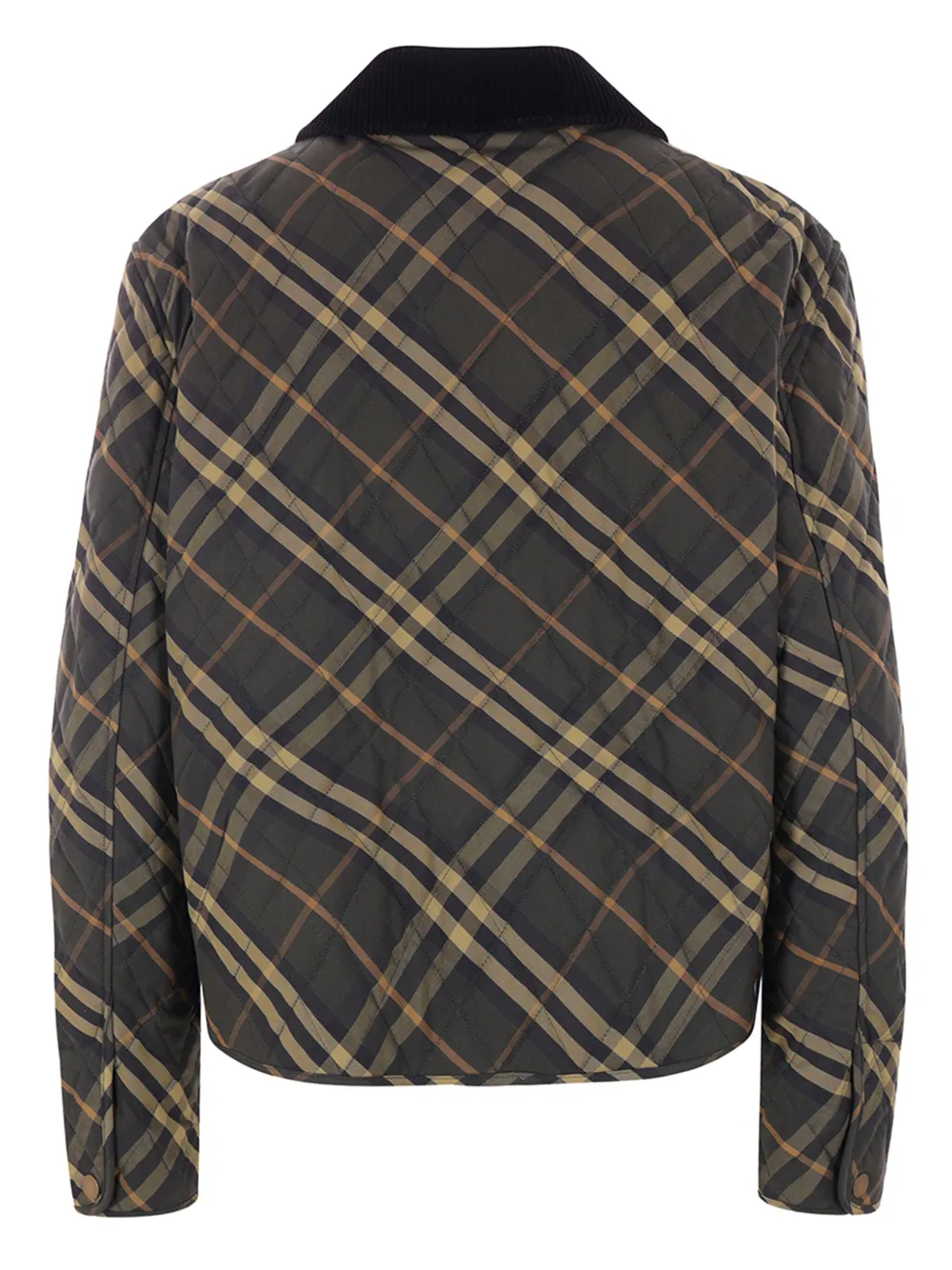 Burberry Geruit jack - Groen