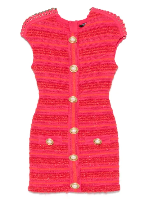 Balmain فستان تويد ميني