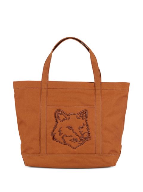 Maison Kitsune large Fox Head tote bag Women