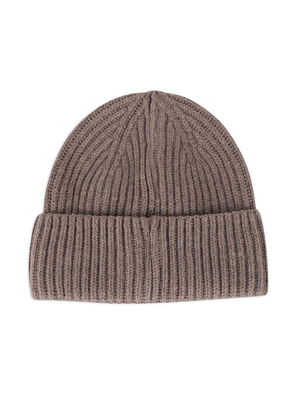 Shop Mc2 Saint Barth Ribbed Beanie In Neutrals