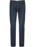 TOM FORD logo-patch jeans - Blue