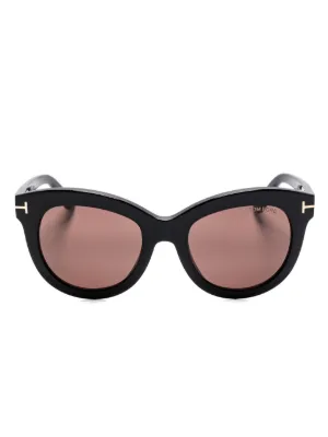 TOM FORD Eyewear キャットアイ サングラス | ブラウン | FARFETCH JP