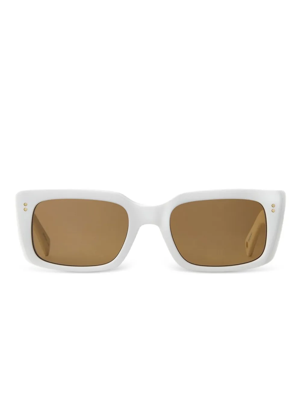 Garrett Leight GL 3030 Sun square-frame sunglasses Wit