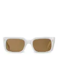 Garrett Leight GL 3030 Sun square-frame sunglasses - White
