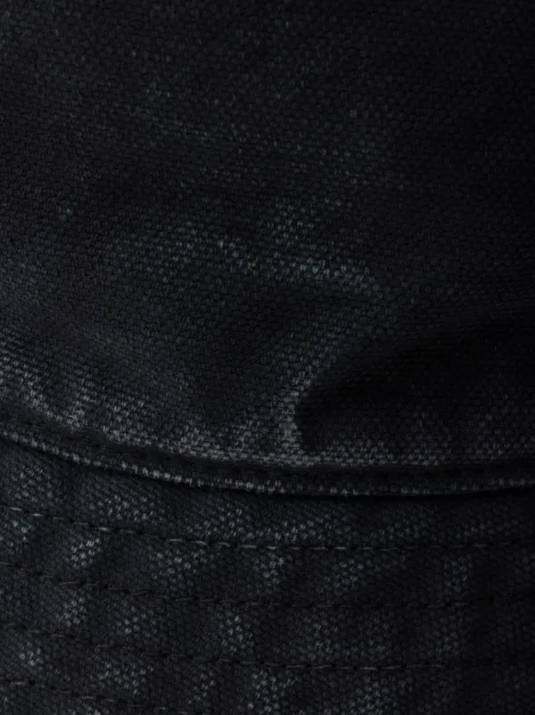 Prada Cotton Bucket Hat Black FARFETCH NO