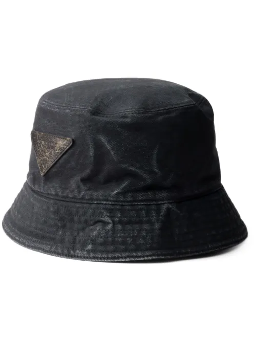 Prada bob en coton - Noir - Prada - Modalova