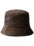 Prada cotton bucket hat - Brown