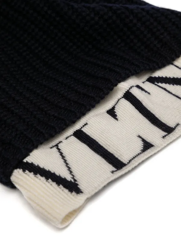 ニットキャップ・ビーニー Valentino Garavani Printed Cashmere Beanie Hat Valentino Garavani Black Cashmere Beanie – LOZURI®