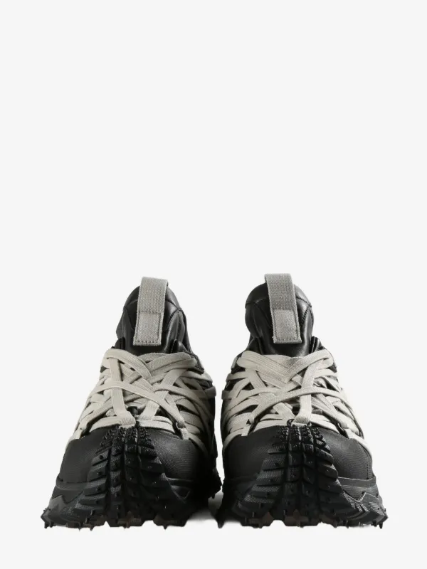 Moncler + Rick Owens Trailgrip Megalace Sneakers | Noir