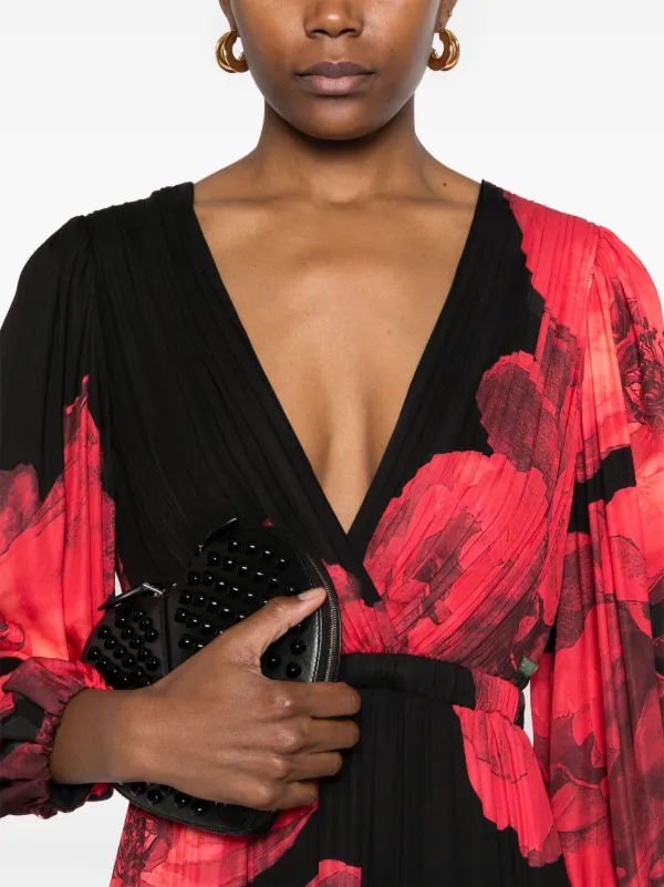 Alice + Olivia Clarissa Maxi Dress | Red | FARFETCH