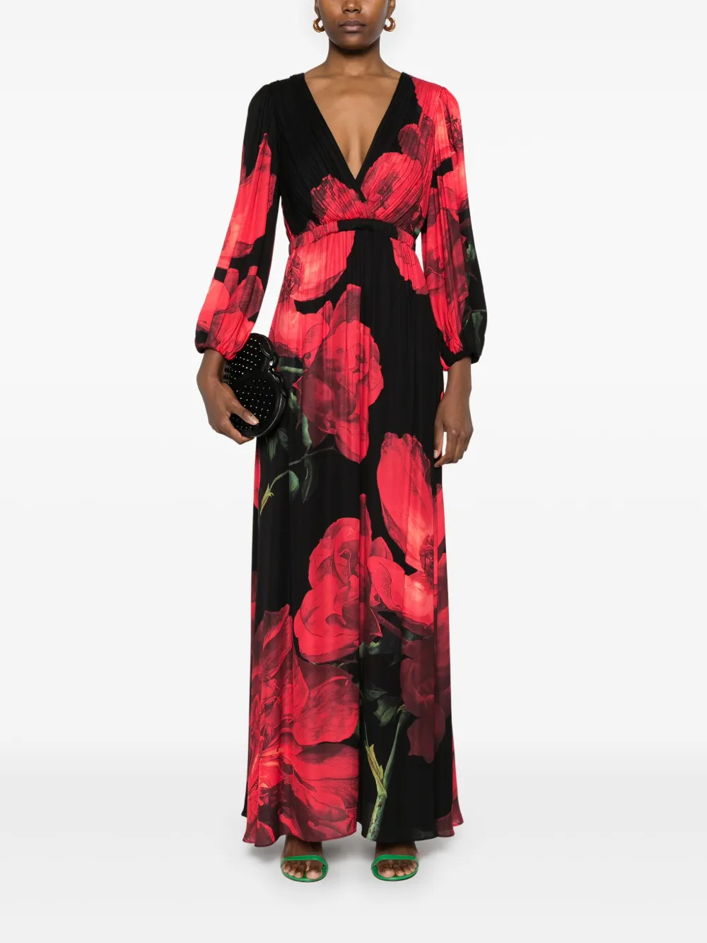alice+olivia alice + olivia Clarissa maxi-jurk - Rood