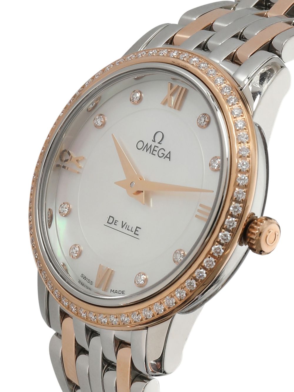 OMEGA 2010-2019 pre-owned DeVille Prestige 27.4 mm - Beige