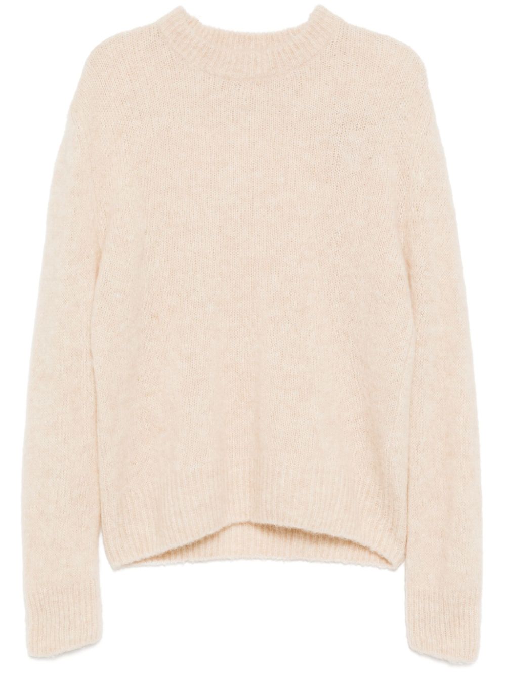 Shop Altea Crew-neck Jumper In Nude