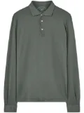 Fedeli long-sleeve polo shirt - Green