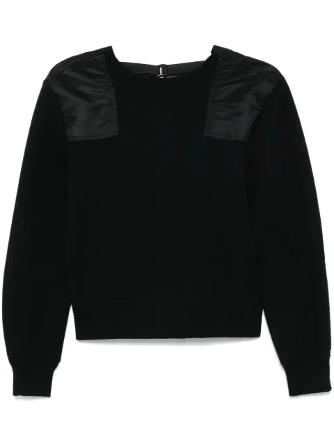 sacai sudadera con paneles