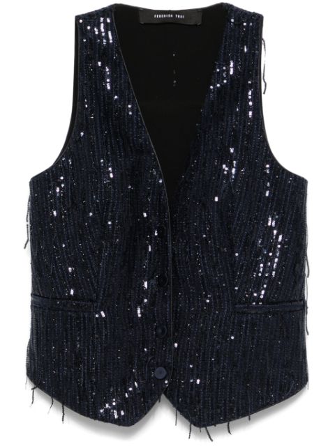 Federica Tosi sequinned waistcoat 