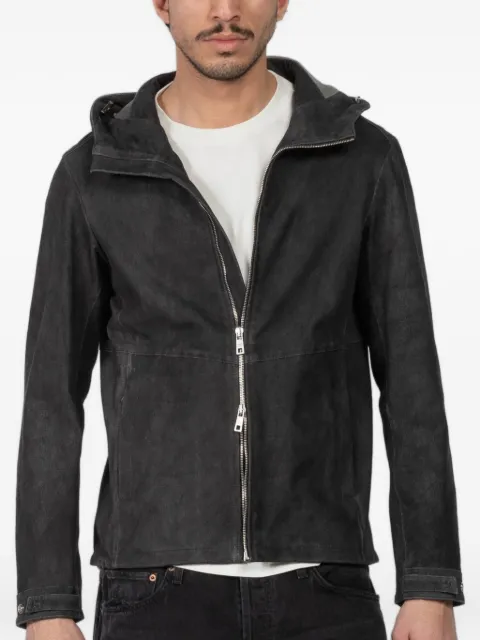 Giorgio Brato hooded zip-fastening jacket