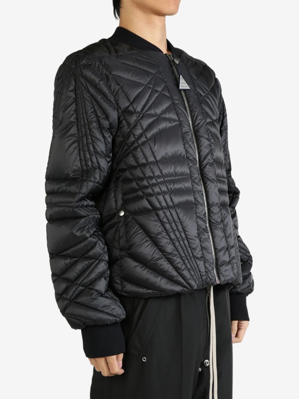 Moncler + Rick Owens Megapenta Flight jacket - Zwart