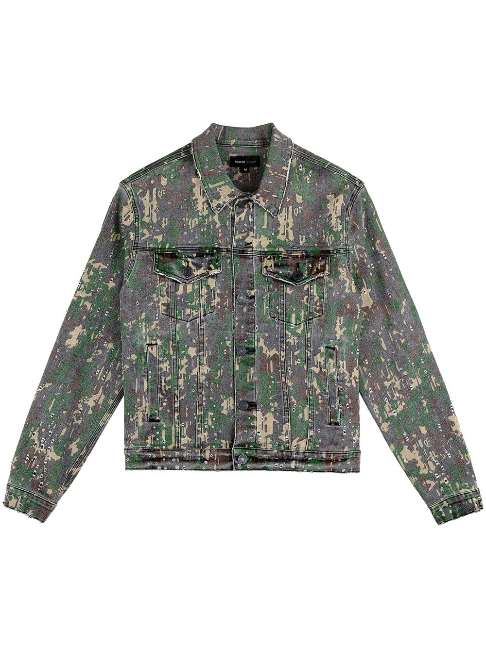 Purple Brand Militaire Buckshot jacket - Green