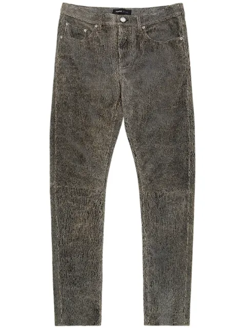 Purple Brand leather trousers 