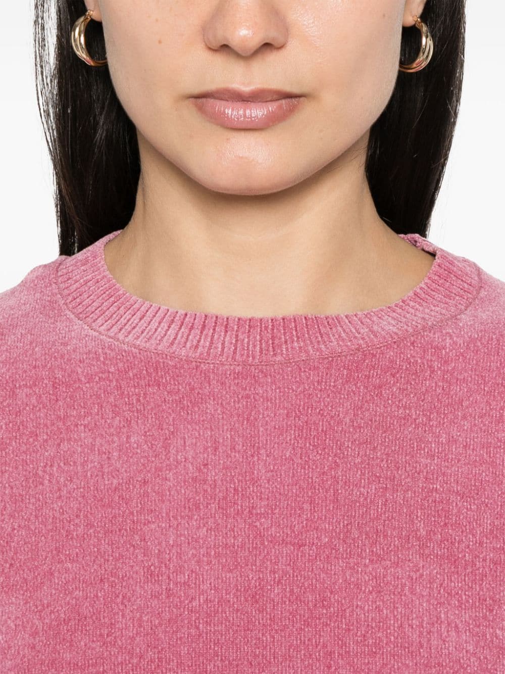 Shop Rrd Chenille Sweater In Pink