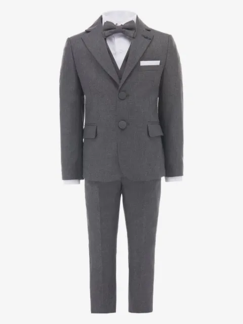Moustache peak-lapels three-piece suit
