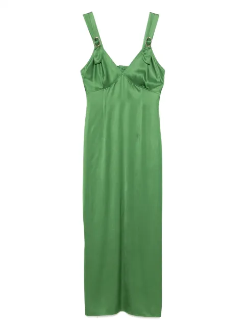 SANDRO vestido midi de satén