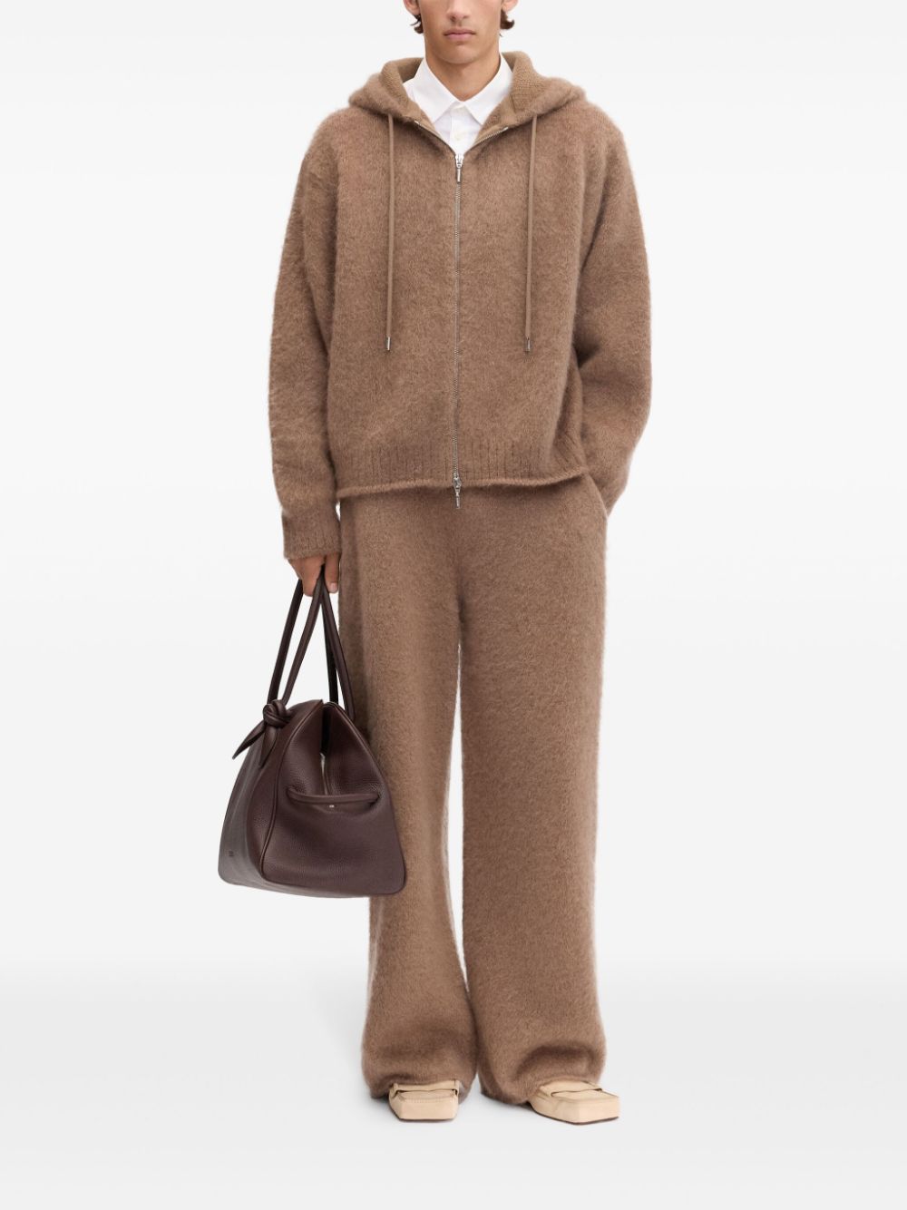 Jacquemus The Nuvola vest met rits Bruin