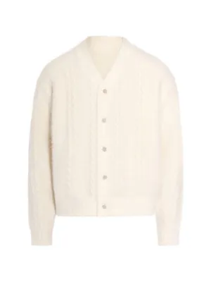 【定価5万】JACQUEMUS カーディガン ロゴプレート オフホワイト Jacquemus（ジャックムス）カーディガン - FARFETCH