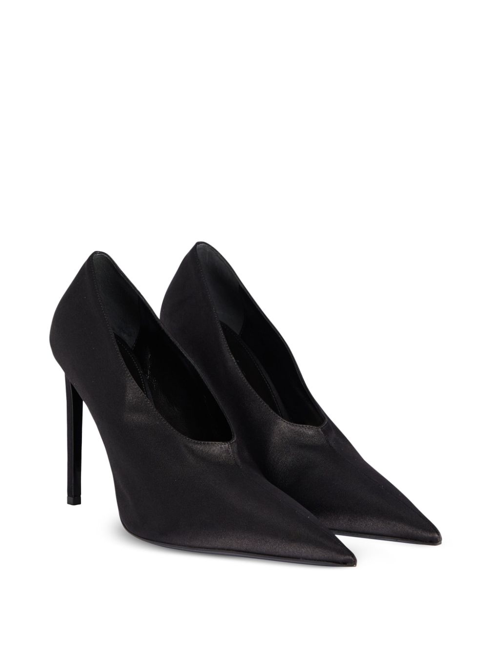 Retrofete 110 mm Mollie pumps - Zwart