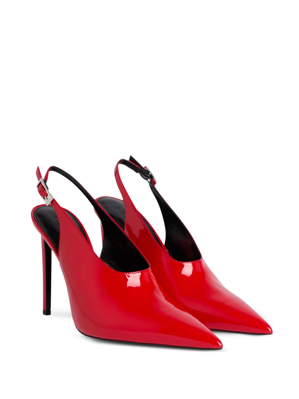 Retrofete 110 mm Celia pumps - Rood