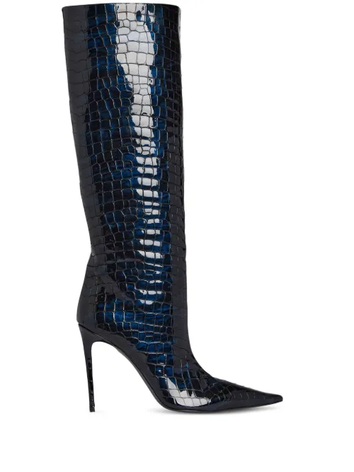 Retrofete bottes Lyra 110 mm - Bleu - Retrofete - Modalova