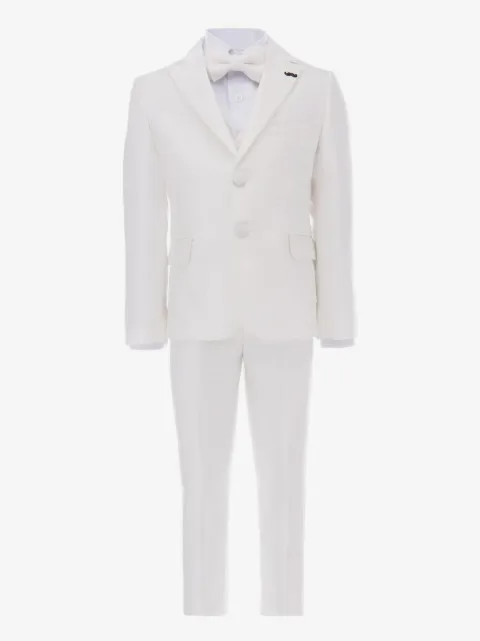 Moustache peak-lapels three-piece suit  