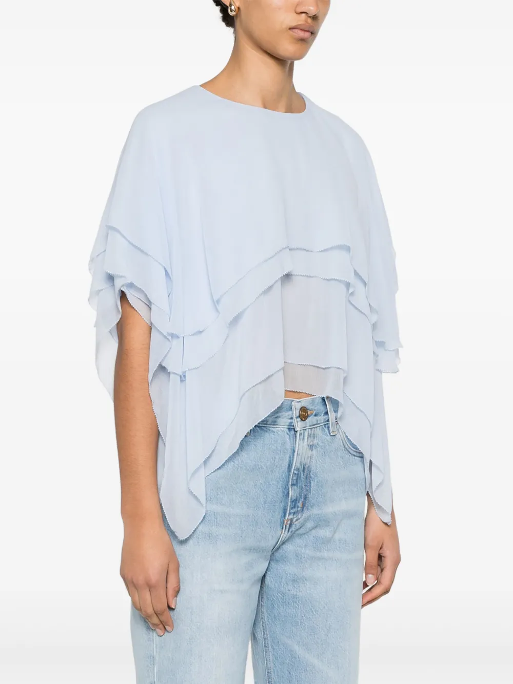Maje Gelaagd shirt Blauw