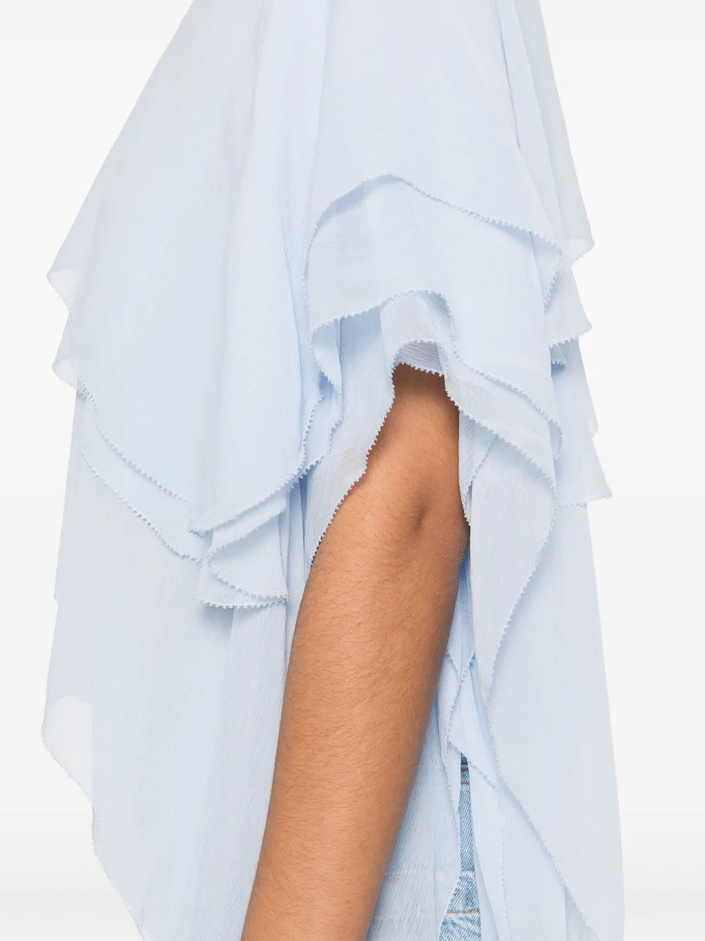 Maje Gelaagd shirt Blauw
