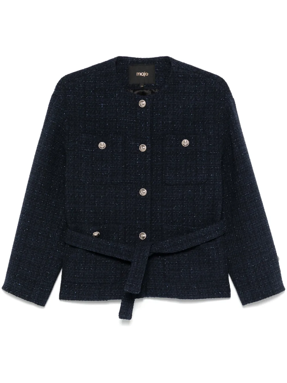 Maje tweed jacket | Blue | Image 1