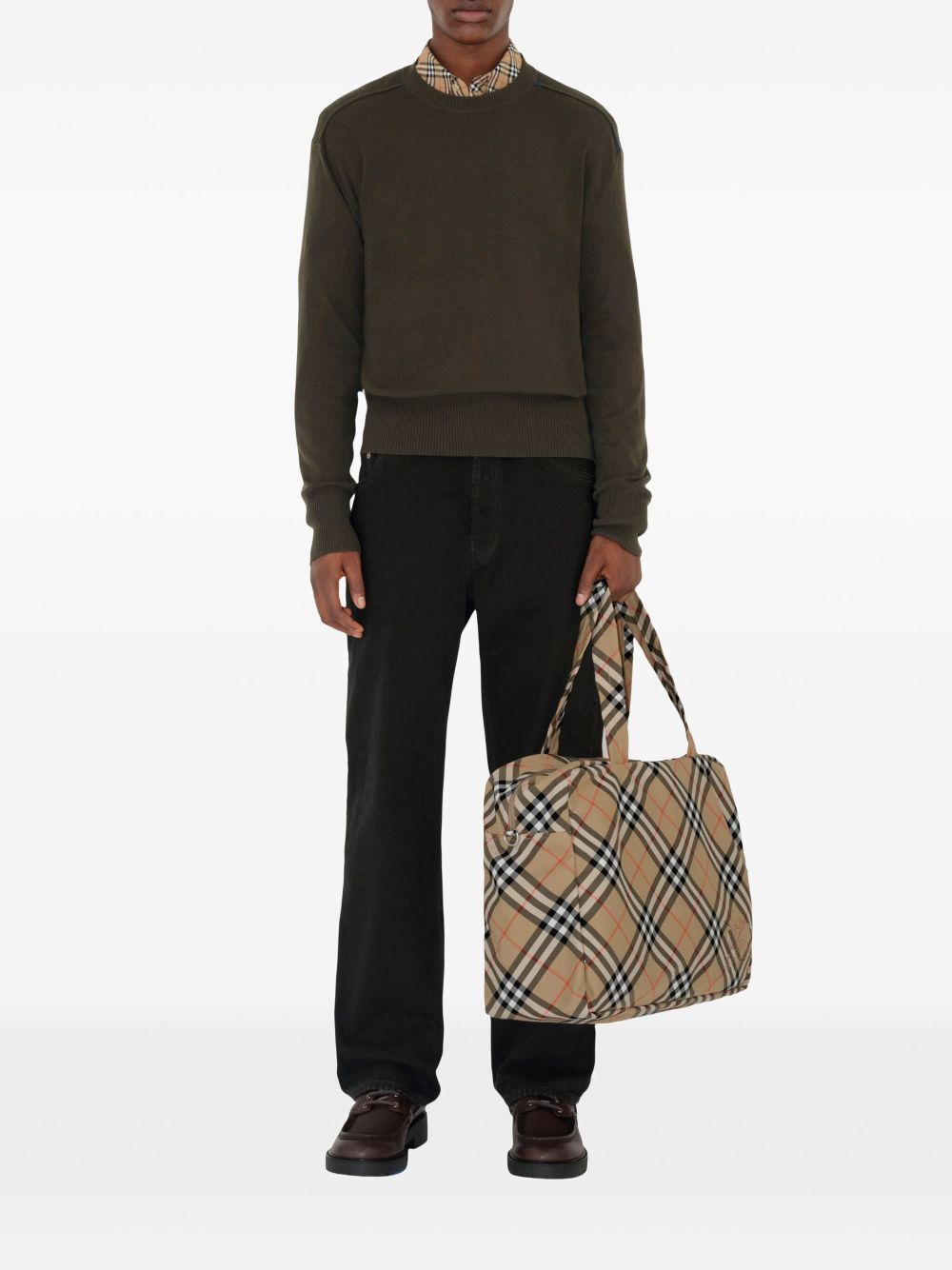 Burberry Vintage Check duffle bag - Brown