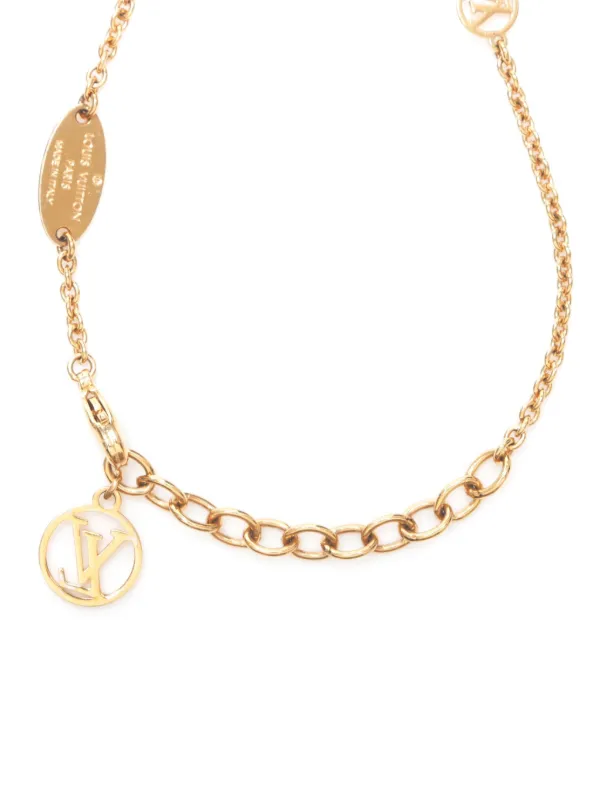Louis Vuitton Pre Owned 2010 Essential V Bracelet Gold FARFETCH TR