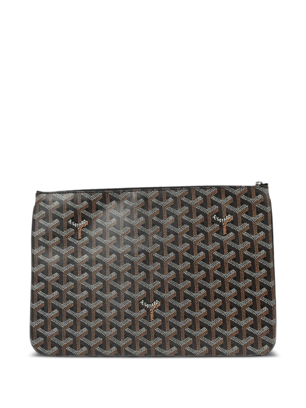 Goyard Pre-Owned 2019 Senat MM clutch - Zwart