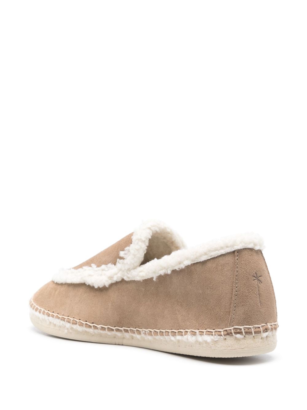 Manebi Suède espadrilles Bruin