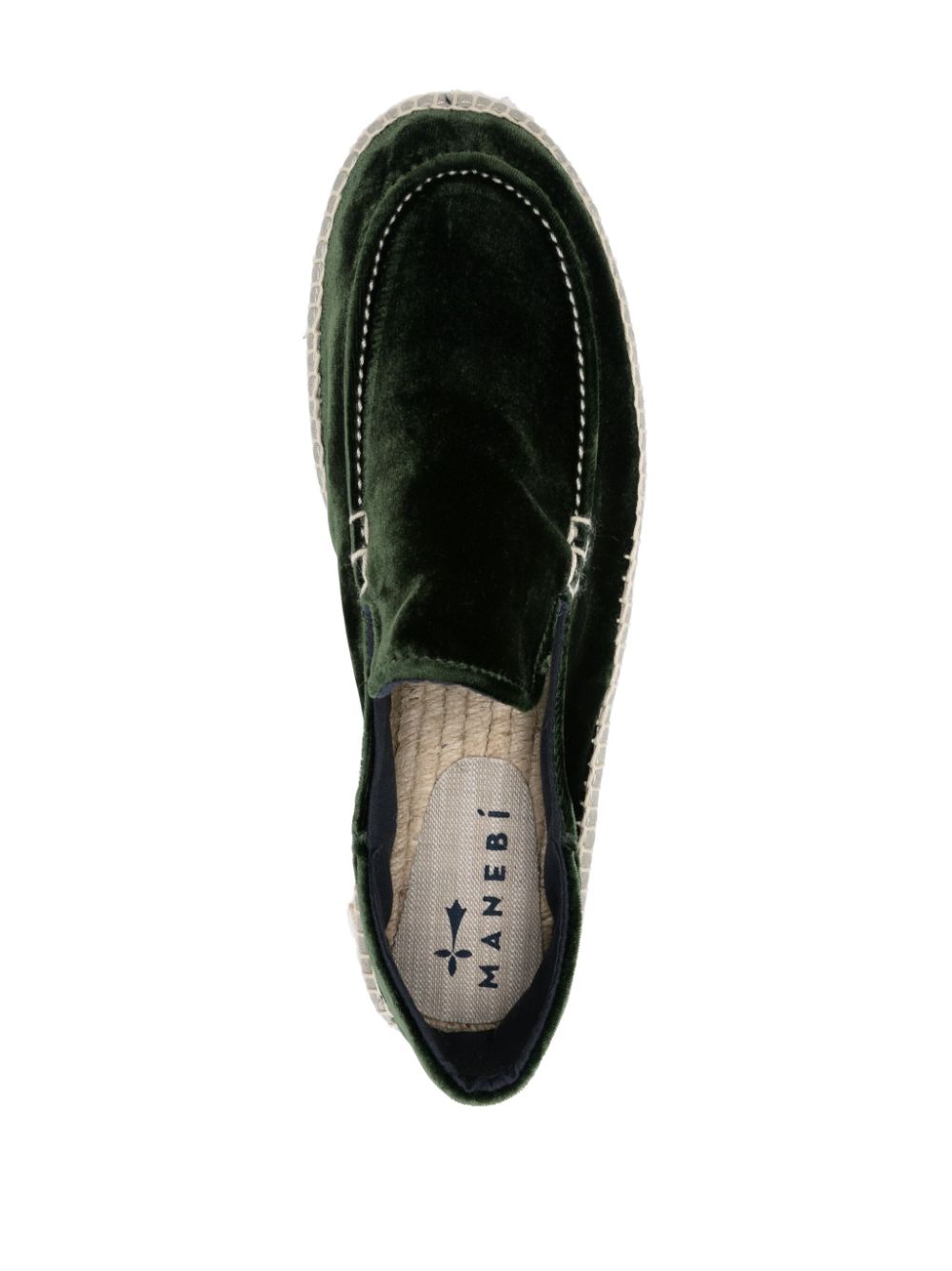 Manebi Traveller espadrilles Groen