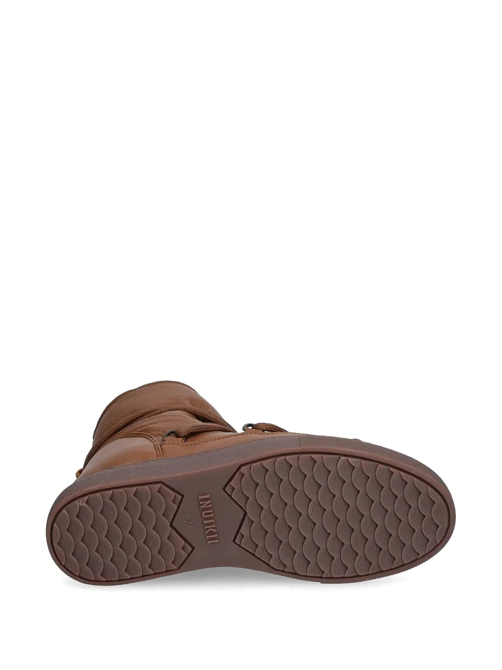 Inuikii Leather Lace-up Boots In Brown